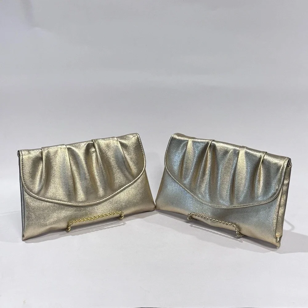 Collection of NEW Vintage Gold Red Purse Clutch Fanny Pack IOB 4pc - Picture 3 of 14